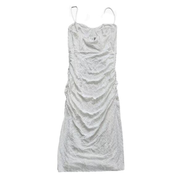 Jonathan Simkhai Dress Eyelet Size Medium NWT - Picture 2 of 12